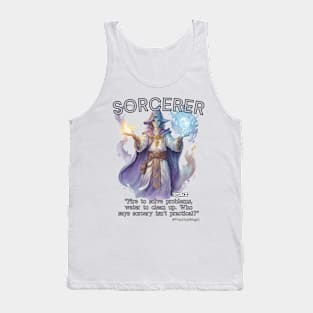 DND Dungeons & Dragons Sorcerer character Tank Top